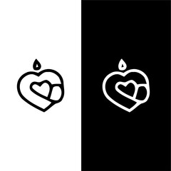Fototapeta premium set of hearts