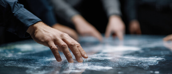 Team brainstorming hands table glass strategy planning collaboration meeting office energize focus team brainstorming hands table glass strategy planning collaboration meeting office as ideas