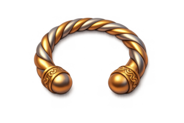 Elegant celtic torc jewelry design for ornamentation and style