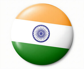 Indian Flag Symbolizing Freedom Republic Independence Day