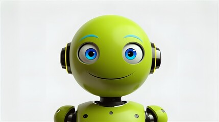 green robot
