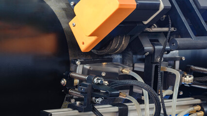 Ultrasonic and X-ray industrial equipment for testing the quality of a weld on a large diameter...