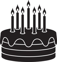Birthday cake icon
