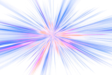 Obraz premium Pastel-Colored Explosion of Light Rays