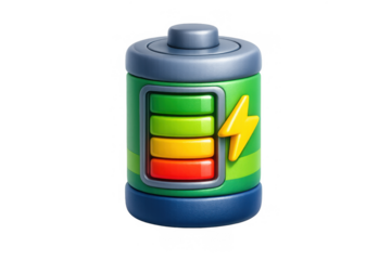 Energy storage icon design for sustainable technology concepts