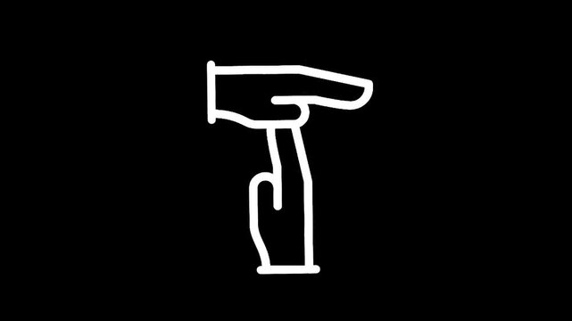 Iconic gesture of two hands forming a T shape, symbolizing time out or break