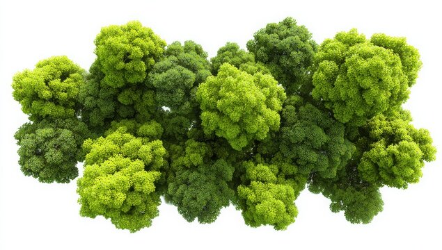 Fresh raw organic broccoli vegetable isolated on white background, a healthy green ingredient for a natural vegetarian diet and nutrition