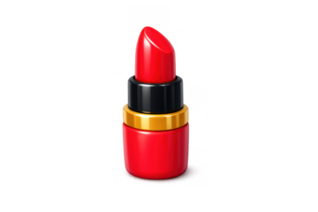 Elegant lipstick icon for beauty and fashion design projects