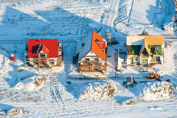 Schlechtwetter auf dem Bau