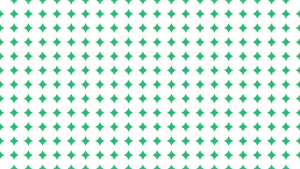 Fototapeta premium A seamless pattern featuring small, teal-green diamond shapes arranged uniformly on a clean white background.