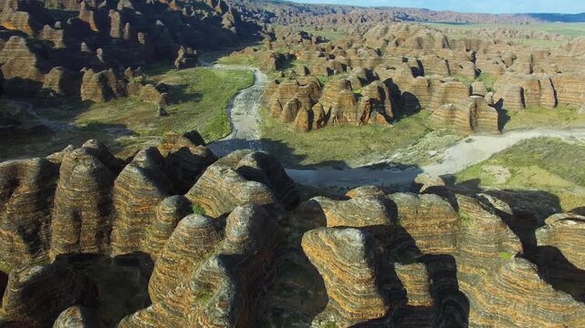 Purnululu National Park. Bungle Bungle Range, Western Australia. 