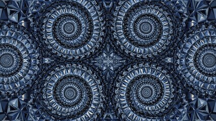 Seamless vector background featuring an abstract floral ornament with geometric circles and vintage lace patterns for a stylish textile wallpaper design