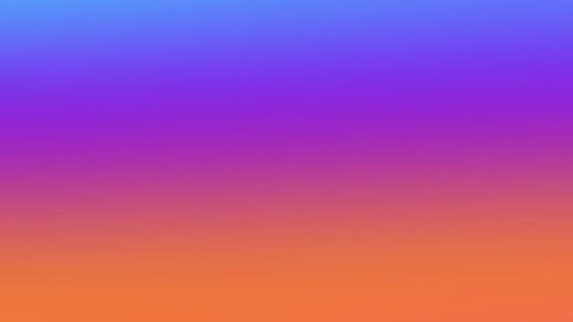 Vibrant gradient background smooth transition from electric blue to deep purple to warm orange