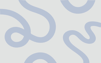 Obraz premium Abstract Liquid Flowing Lines Pattern in Soft Pastel Blue on Light Background, Minimal Fluid Wave Design