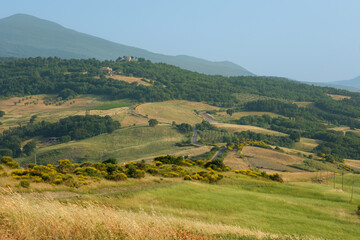 Obraz premium Tuscany scenic road