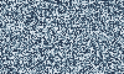 Abstract pixelated texture in shades of blue.  Ideal for backgrounds, website design, or digital art projects.