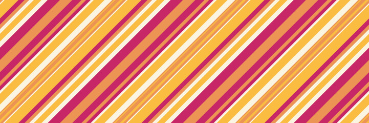 Vibrant diagonal stripes in warm hues of orange, pink, and cream create an energetic and optimistic design.