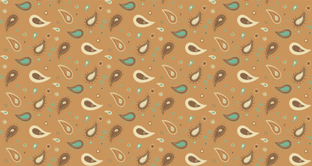 Repeating art at paisley surreal. Swirling traditional a indian clothing. Victorian pattern and native royalty.