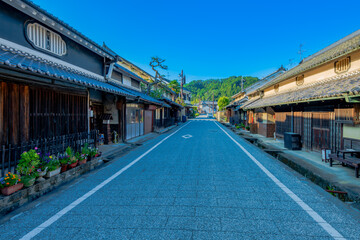 奈良　明日香村　岡の町並み