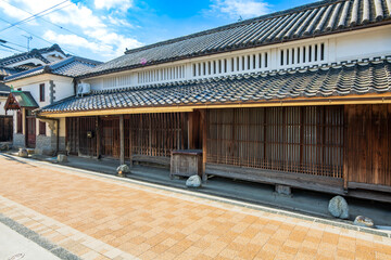 奈良県　御所市の町並み