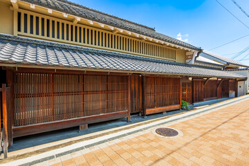 奈良県　御所市の町並み