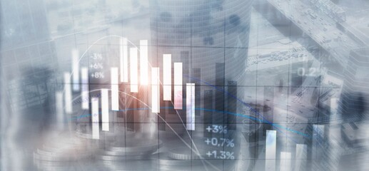 Stock Business finance investment financial graph chart