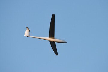 sailplane on blue sky