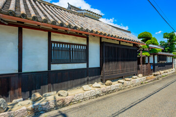 奈良県　御所市　名柄の町並み