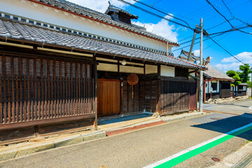 奈良県　御所市　名柄の町並み