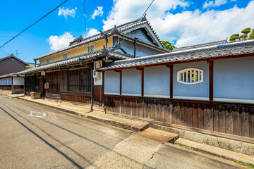 奈良県　御所市　名柄の町並み