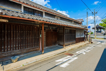 奈良県　御所市　名柄の町並み