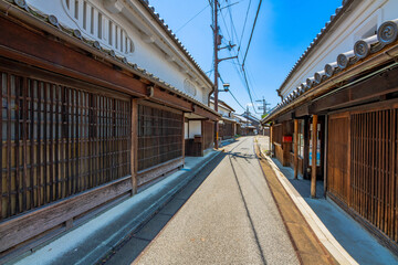 奈良県　五條市　五条新町の町並み