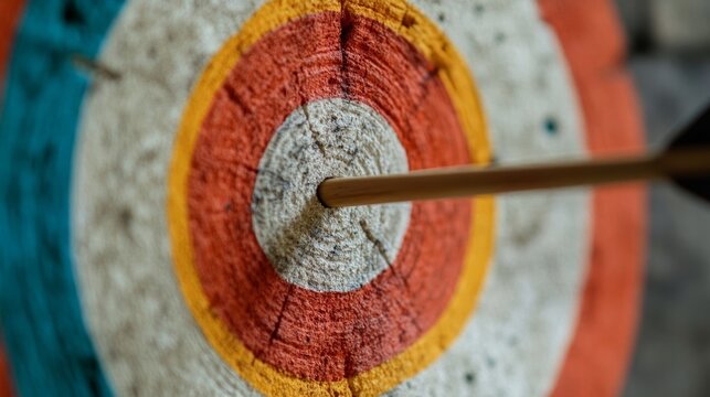 arrow hits the center of a tablet generative ai