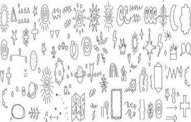 A black and white image with indistinguishable objects and shapes