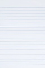 Fototapeta premium Light Blue Lined Paper Background with Horizontal Lines for Writing