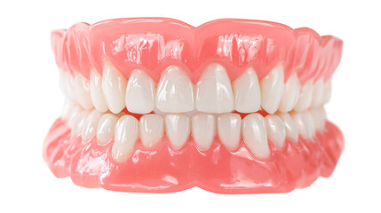 Fototapeta premium Model of human teeth and gums used for educational purposes in dental training and demonstrations in classrooms or clinics