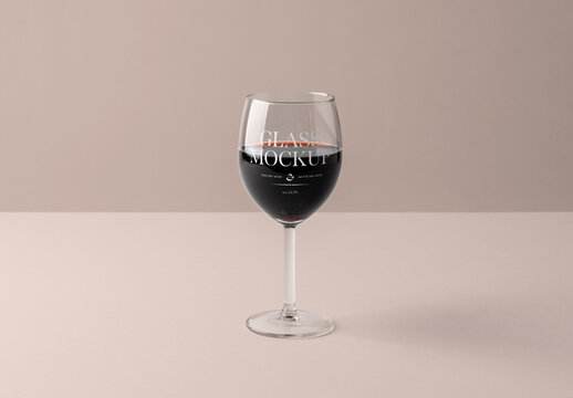 Wine Glass Mockup