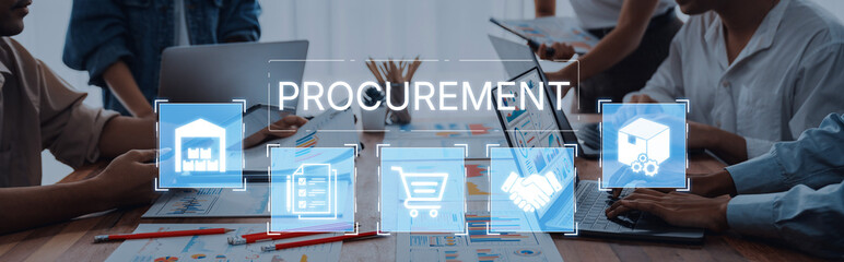 The business procurement process for strategic sourcing. This includes purchasing, supply chain...