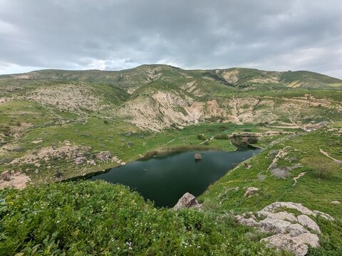Wadi Zahar is a wadi located in Irbid region, Jordan. Walking the Jordan trail from Umm Qais,mountain panorama landscape view