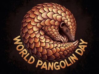 Majestic Pangolin Portrait Highlights Endangered Species Conservation Message