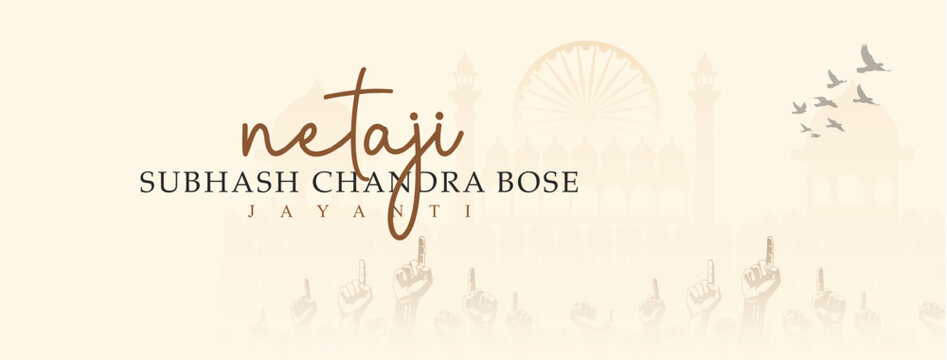 Netaji Subhash Chandra Bose Jayanti Social Media Post