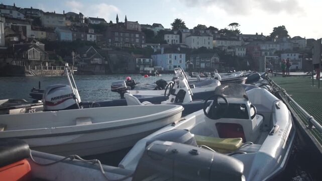 boats in the harbor