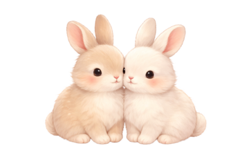 Two kittens sitting together day of Saint Valentine. Valentine designs. Love themed projects. Romantic holiday visuals.