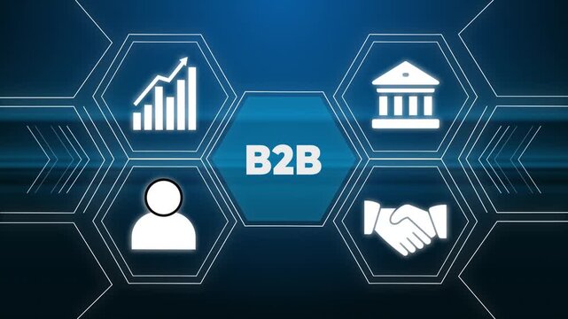 Businessman Using Digital Tablet Interface B2B