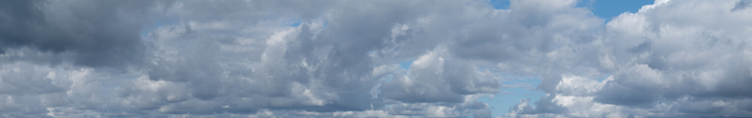 Dark Storm Clouds Forming Across the Sky Panorama