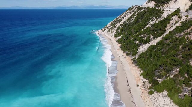 Lefkada. Pefkoulia Beach. This Cant be Real. Unbelievable Wildness. Greece. Ionian Sea