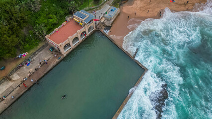 Aerial view of Ballito North Durban showing Thompsons beach area