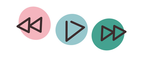 Minimalist video playback element design