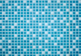 blue mosaic tiles