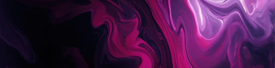 Obraz premium Mesmerizing abstract purple and pink fluid art texture